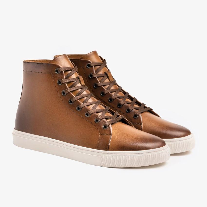 Thursday Boots Premier Hoge Sneakers Heren - Sneakers Zwart/Bruin (2984560-WT)